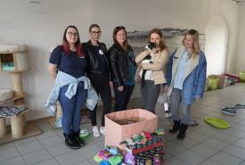 Akcja pomocowa zorganizowana przez studentów 