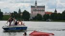policjanci doskonalili swoje umiejętności z technik ratownictwa wodnego