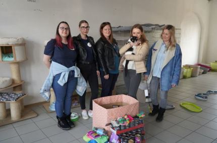 Akcja pomocowa zorganizowana przez studentów 