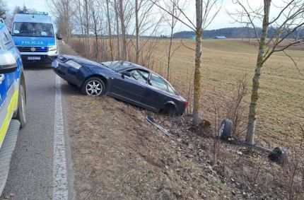 Ponad 2,5 promila alkoholu w organizmie miał kierujący Audi