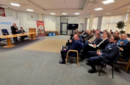 spotkanie prezydenta z przedstawicielami suwalskich służb