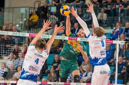 Porażką 0:3 zakończył się wtorkowy (24.02) mecz Plusligi Ślepska Malow Suwałki