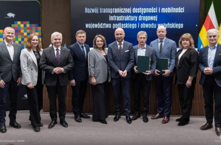 przedsięwzięcie Podlaskiego Zarządu Dróg Wojewódzkich z ukraińskim miastem Kowel