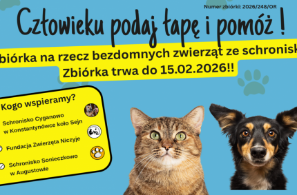 Podaj łapę i pomóż tym, którzy sami o pomoc poprosić nie mogą