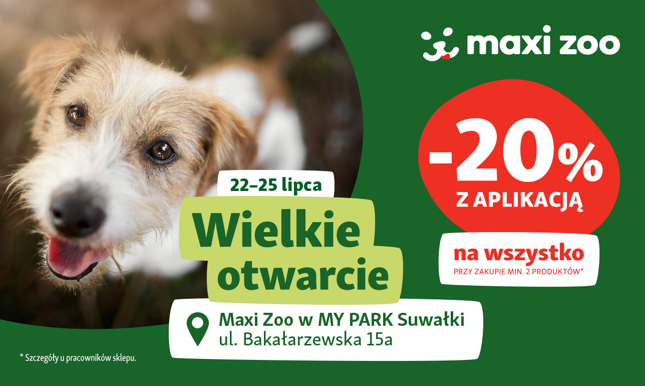 https://www.maxizoo.pl/promocje-oferty/sklepy-stacjonarne/nowe-otwarcie/?utm_source=suwalki.info&utm_medium=display_awareness&utm_campaign=maxizoo_opening+suwałki_202607&utm_content=display_1288x770_banner