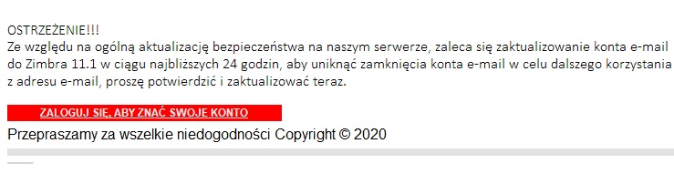 fałszywy e-mail