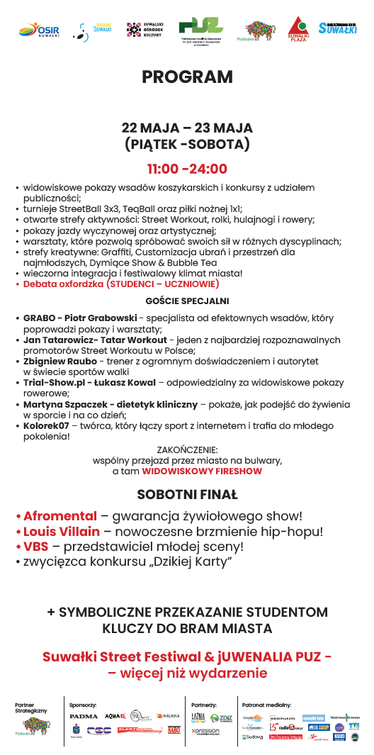 juwenalia-program