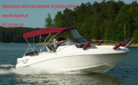 JEDNODNIOWEi skuteczne szkolenie motorowodne zakonczone BEZSTRESOWYM egzaminem na patent sternika motorowodnego, morskiego sternika motorowodnego, licencji na holowanie. MIKOŁAJKI, www.krolyacht.pl