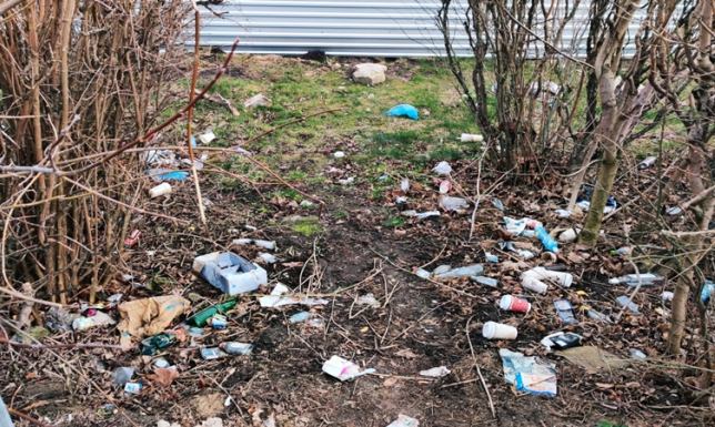 Nielegalne wysypisko śmieci w Augustowie