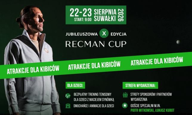 Jubileuszowy Recman Cup 2026 – tenisowe święto z udziałem gwiazd polskiego tenisa