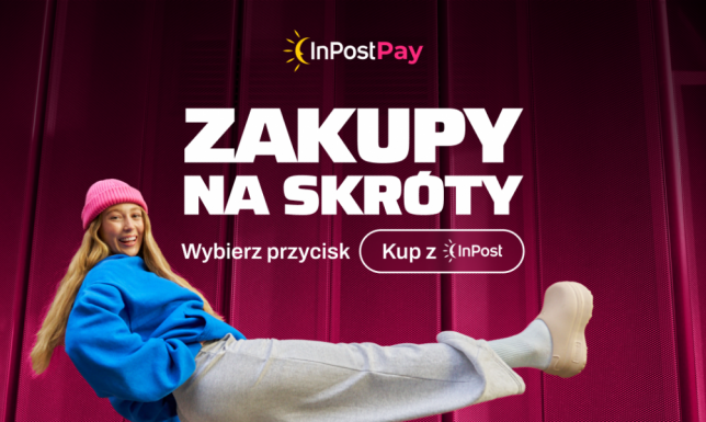 Rób zakupy na skróty z InPost Pay! Rób zakupy na skróty z InPost Pay!