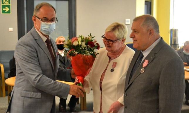 Wręczenie honorowych odznaczeń za 50 lat pożycia małżeńskiego