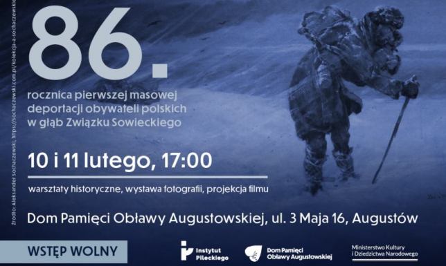Dom Pamięci Obławy Augustowskiej przygotował wydarzenia