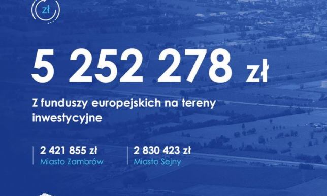 Dotacje na tereny inwestycyjne w Sejnach