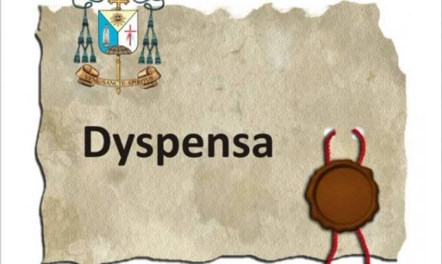 Biskup Diecezji Ełckiej Jerzy Mazur udzielił dyspensy