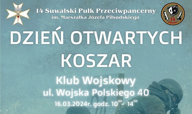 14 Suwalski Pułk Artylerii Przeciwpancernej im. Józefa Piłsudskiego zaprasza