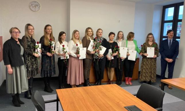 Wręczenie aktów nadania stopnia awansu zawodowego nauczyciela mianowanego