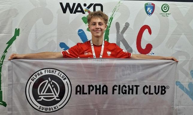 Suwalczanin Szymon Zieliński z ALPHA TEAM Suwałki