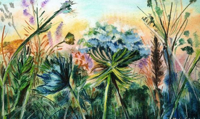 "Wspomnienie lata" w Galerii Jednego Obrazu Wystawa Marii Górskiej "Wspomnienie lata" w Suwałkach