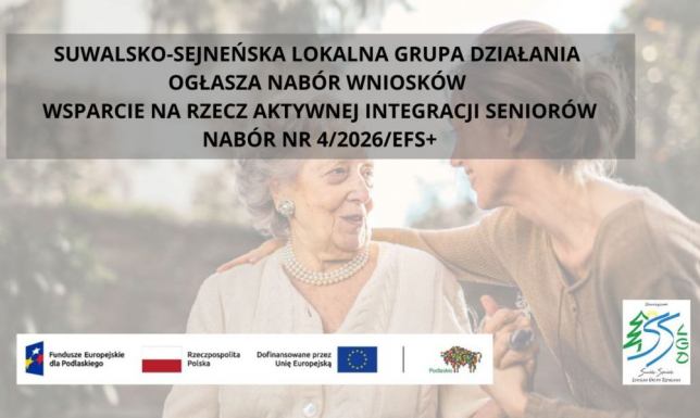 Nabór wniosków: Wsparcie na rzecz aktywnej integracji seniorów