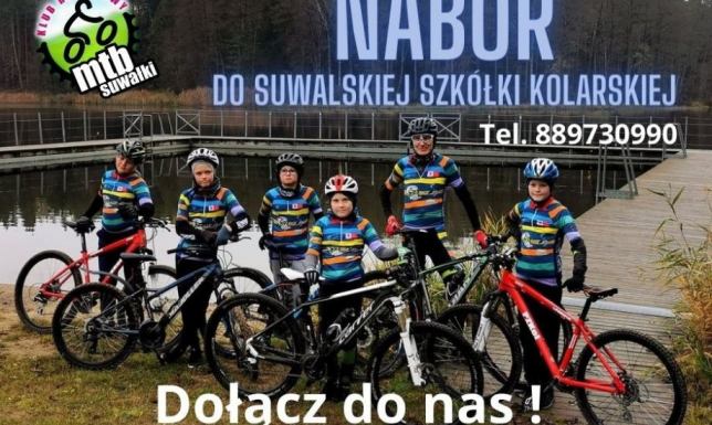 Klub Rowerowy MTB Suwałki zaprasza młodzież do trenowania kolarstwa 