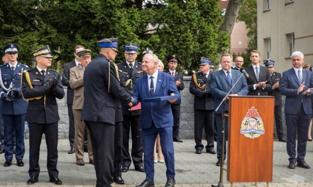 Nowy komendant podlaskich strażaków Zmiana na stanowisku komendanta PSP