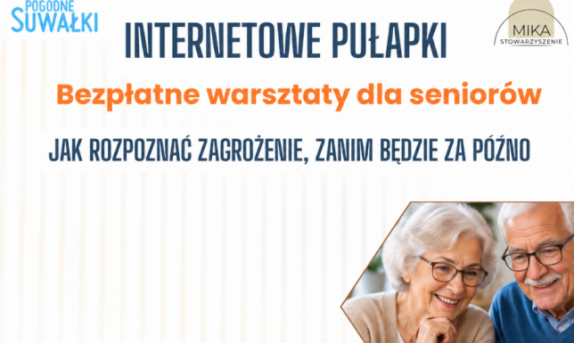 Seniorze, nie daj się oszukać! Bezpłatne warsztaty z bezpieczeństwa w sieci