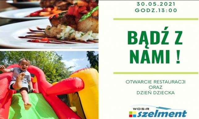 Niedziela pełna atrakcji w WOSiR Szelment Wojewódzki Ośrodek Sportu i Rekreacji Szelment zaprasza na otwarcie restauracji