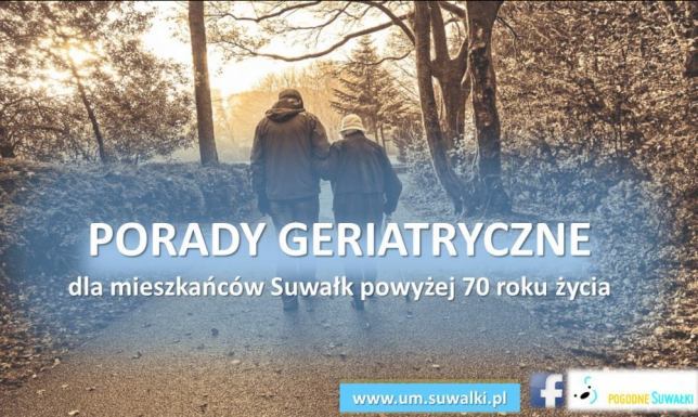 Porady geriatryczne dla suwalskich seniorów Darmowe porady dla suwalskich seniorów