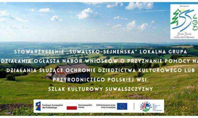 Nabór wniosków: Szlak kulturowy Suwalszczyzny