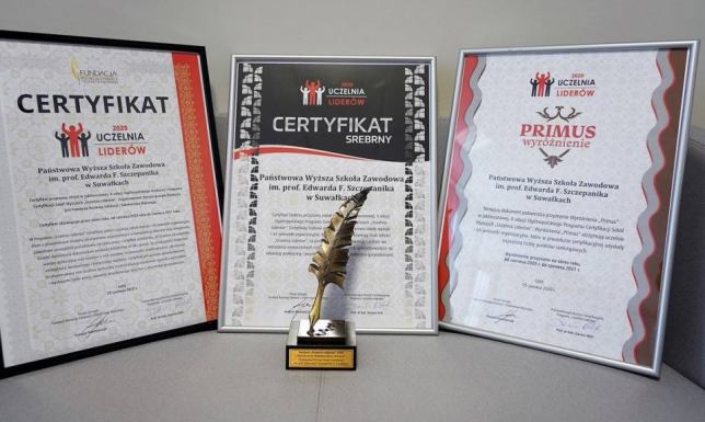 Suwalska Uczelnia nagrodzona