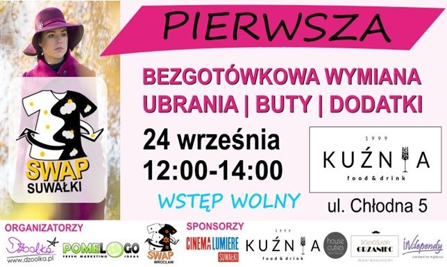 pierwsza bezgotówkowa wymiana ubrań w Suwałkach