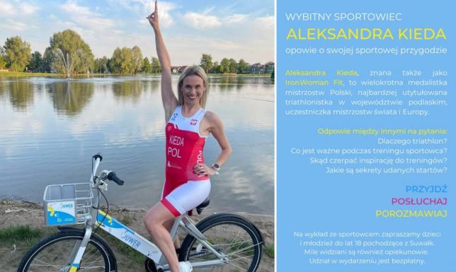 Fundacja Teraz Wschód zaprasza młodych suwalczan na spotkania z dietetykiem i znanym sportowcem