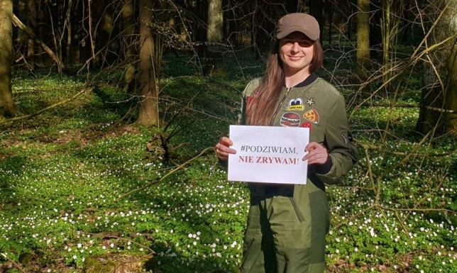 Akcja #PODZIWIAM, NIE ZRYWAM! Nadleśnictwo Suwałki organizuje akcję "Podziwiam, nie zrywam"