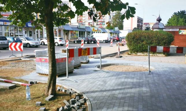 remont układu komunikacyjnego na ulicy Andersa w Suwałkach