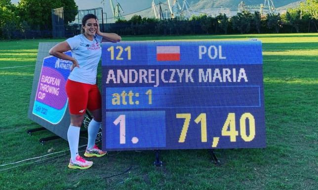 Rekord Polski Marii Magdaleny Andrejczyk w Splicie