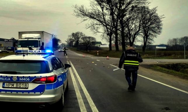 Zmarł kierowca skutera Zmarł kierowca skutera