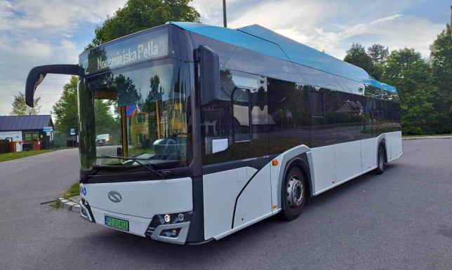 elektryczny autobus testuje Przedsiębiorstwo Gospodarki Komunalnej 