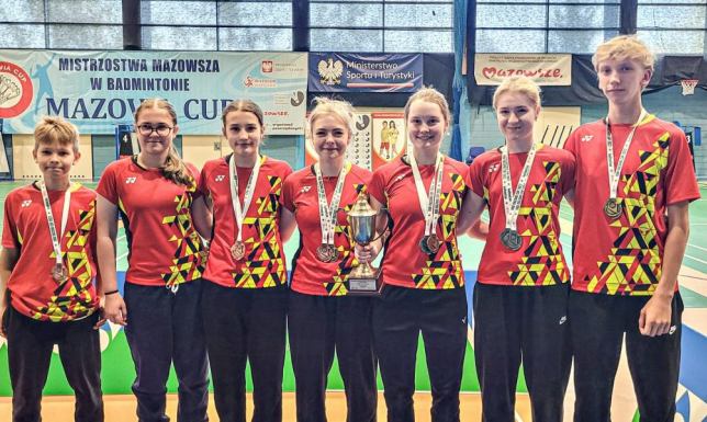 7 medali zdobyli zawodnicy Suwalskiego Klubu Badmintona podczas Masovia Cup