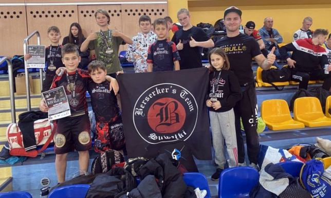 Osiem medali zdobyli młodzi zawodnicy Berserker's Team Suwałki