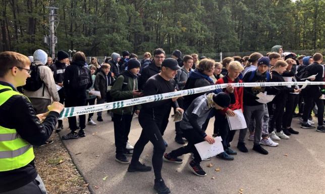 Uczniowie rywalizowali w biegu na orientację Bieg na orientację "Zorientowane Suwałki 2022"