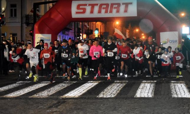 Ponad 300 osób wzięło udział w tegorocznej edycji Suwalskiego Biegu Niepodległości