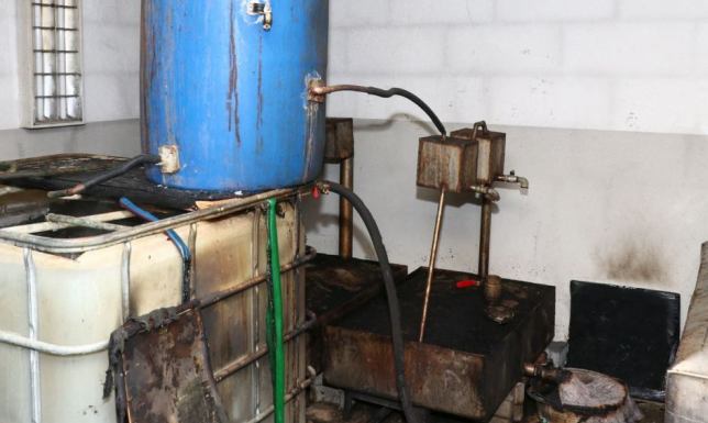 Do pożaru w budynku gospodarczym doszło na jednym z suwalskich osiedli