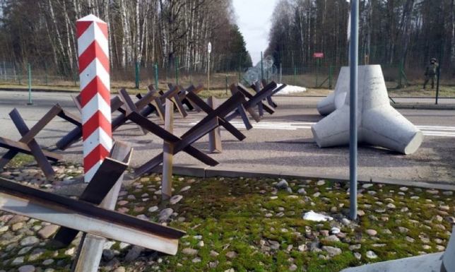 Blokada na granicy z Obwodem Kaliningradzkim prewencyjna rozbudowa zabezpieczeń na granicy z Rosją i Białorusią