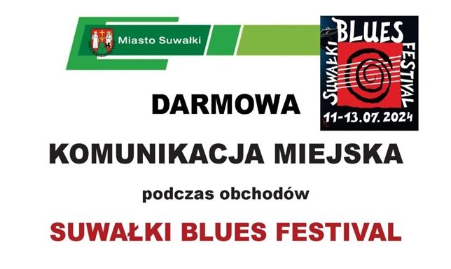 utrudnienia w kursowaniu komunikacji miejskiej podczas Suwałki Blues Festiwalu