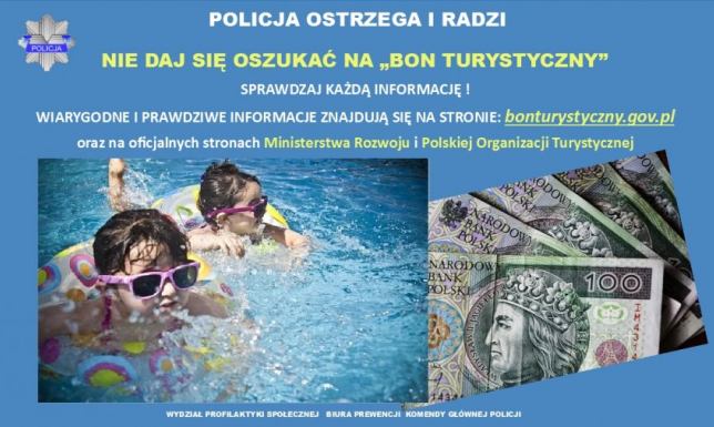 Nie daj się oszukać na bon turystyczny