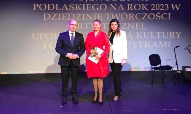 Szereg nagród Marleny Borowskiej Nagrodami Ministra Kultury i Dziedzictwa Narodowego, Marszałka Województwa Podlaskiego