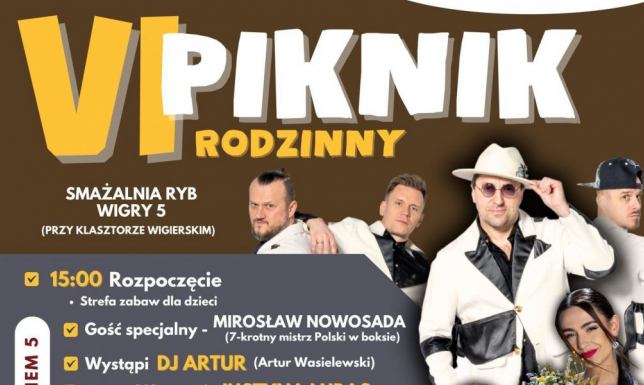 Szóstą edycję Pikniku Rodzinnego organizuje Smażalnia Ryb - Wigry 5