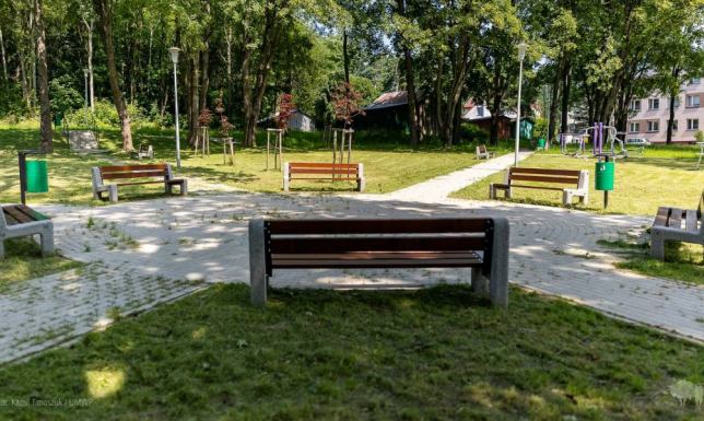 Park na osiedlu Buchwałowo w Sokółce Park na osiedlu Buchwałowo w Sokółce