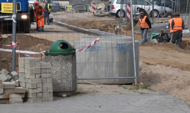 Prace drogowe na ul. Sikorskiego